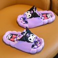 thumbnail image 1 of Sanrio Kuromi-Zapatillas de estilo princesa para niños, sandalias antideslizantes de dibujos animados para interiores y el hogar, kawaii, Verano, 1 of 6