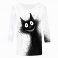 thumbnail image 4 of Godom Halloween Shirts for Women Fall Tee Shirt Classic Halloween Printing Tops, 4 of 4