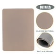 thumbnail image 5 of Qumonin Beige Silicone Placemat Set with Non- Rubber Backing and Pot Trivet, Pastry Mat for Kitchen and Dining Use, 5 of 5