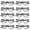 Black/Gray, variant on 10PK Men Women Multifocus No Line Progressive Reading Glasses Multifocal Readers
