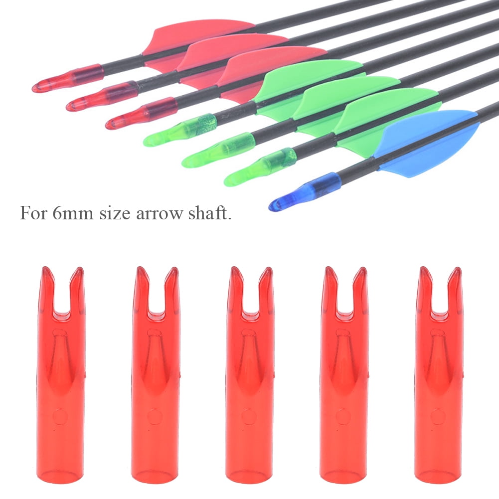20 Pcs Flèche Plume Encoche Accessoire De Queue Tir À L'arc