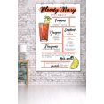 thumbnail image 2 of Bloody Mary, Cocktail Recipe (36x54 Giclee Gallery Art Print, Vivid Textured Wall Decor), 2 of 3