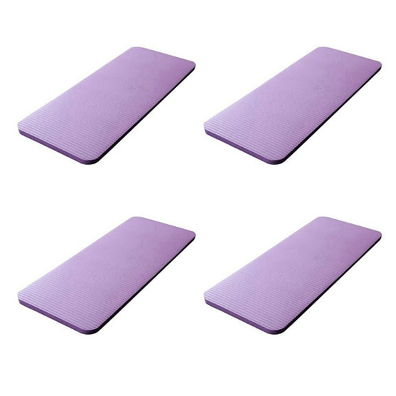 4 Pcs 15MM Thick Yoga Mat Comfort Foam Knee Elbow Pad Mats for Exercise Yoga Pilates Indoor Pads Fitness Training,,4 x yoga mat,