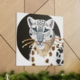 thumbnail image 6 of Snow Leopard Slumbering - Canvas, 6 of 10