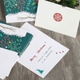 thumbnail image 4 of Merry Christmas Greeting Cards - 24 Winter Holiday Xmas Greeting Cards, Envelopes and Stickers Included, 6 of Each Design, Blank Inside, 4 x 6 Inches, Green, 4 of 6