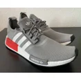 thumbnail image 1 of Ad-id-as NMD R1 Grey White Red GY4874 Men Sz 10, 1 of 6
