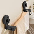 thumbnail image 3 of WRKEKC Clearance Suction Cup Bath Towel Rack - Wall-Mounted Shower Organizer with Hooks & Rod, 3 of 6