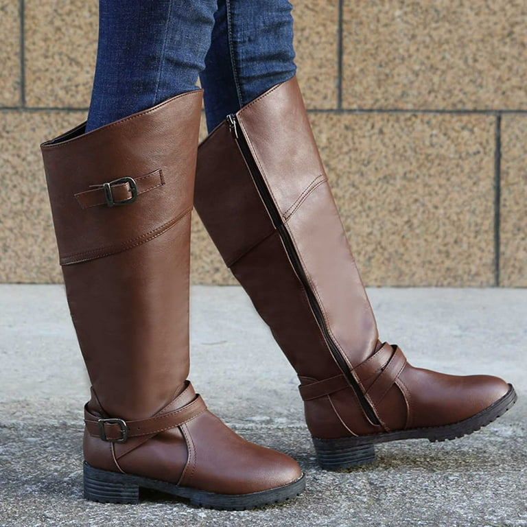 Knee high outlet logger boots