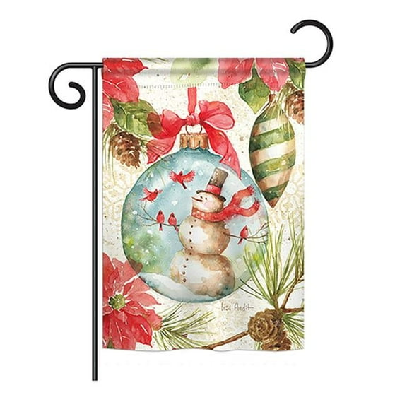 Breeze Decor BD-WT-G-114195-IP-BO-DS02-US 13 x 18.5 in. Woodland Holiday Winter - Seasonal Winter Wonderland Impressions, Decorative Vertical Garden Flag