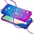 thumbnail image 3 of Funda para iPhone Xr Brillantina Líquida Divertida Reluciente y con Cristales en Movimiento Cuerpo Cruzado con Cordón Ajustable, 3 of 5