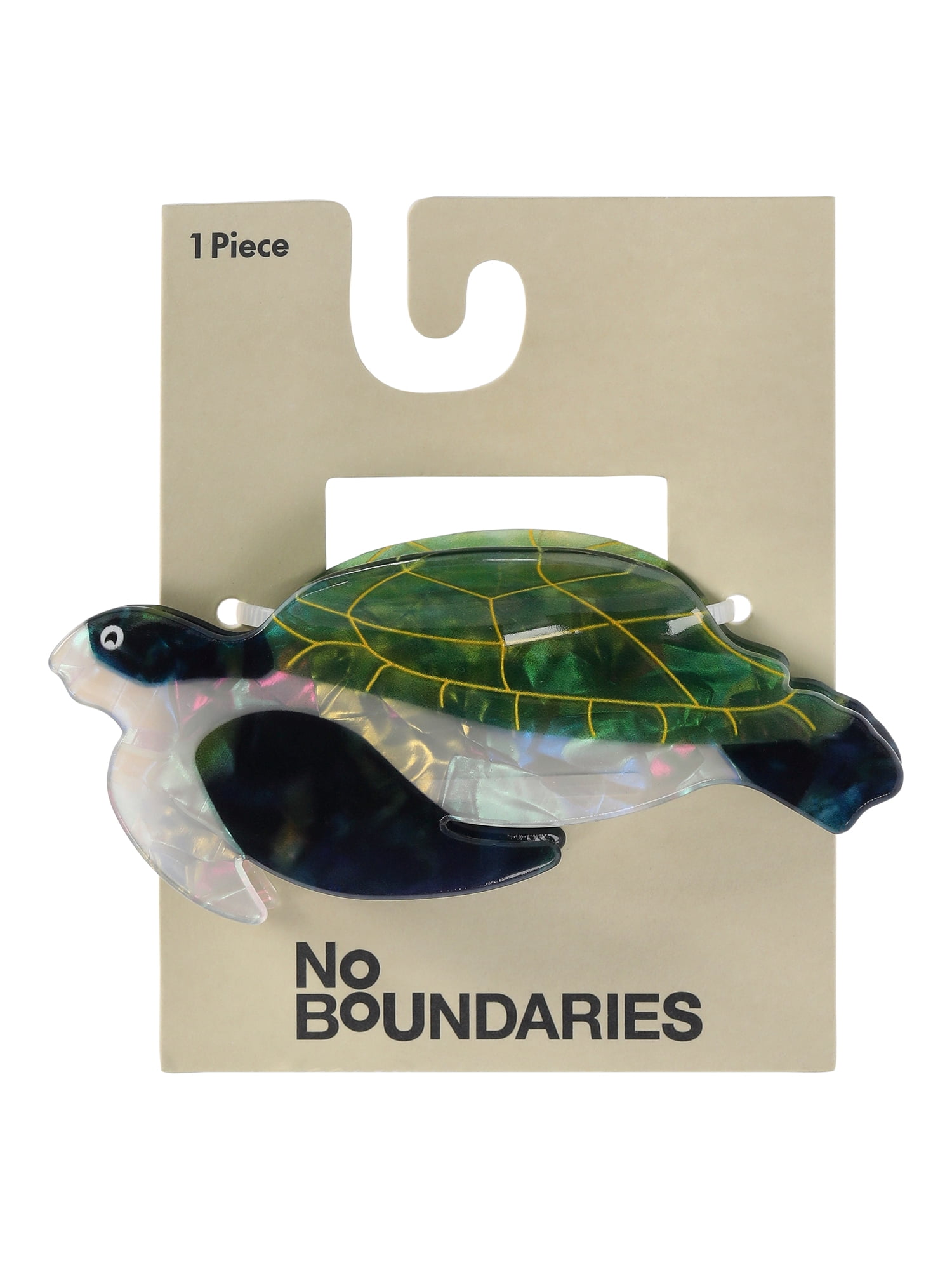 No Boundaries Turtle Hair Claw Clip, Women's