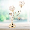 thumbnail image 2 of Candelabro de cristal Ticfox para mesa de centro decorativo para boda, 2 of 9