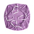 thumbnail image 4 of Funda elástica para silla de oficina, funda giratoria para silla, funda protectora antipolvo para silla de oficina. Violeta claro, 4 of 9