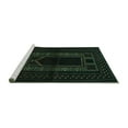 thumbnail image 2 of Ahgly Company Machine Washable Indoor Square Persian Turquoise Blue Traditional Area Rugs, 7' Square, 2 of 4