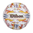 thumbnail image 1 of Vóleibol Wilson Graffiti Peace Tamanho Oficial Branco/Laranja, 1 of 6