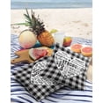 thumbnail image 3 of Outdoor Throw Pillow Cover Black and White Buffalo Plaid Waterproof Cushion Covers 2 Pack Heart Shape Inspiration Quotes Pillow Cases Home Decoration for Patio Garden Couch Sofa, 3 of 6