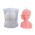 thumbnail image 1 of 3D Silicone Candle  For Making Lady Body Shape Candles With Blindfolded Female Model, Eyes Closed, 1 of 8