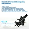 thumbnail image 6 of Car Engine Coolant Thermostat Housing Assembly for Ford Five Hundred 3.0L V6 2005-2007, 6 of 7