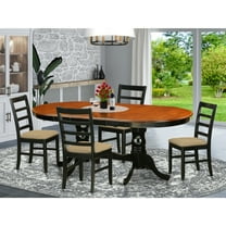 Antique Dining Set - Table & 8 Chairs - Rubberwood Kitchen Set - Elegant Room Decor