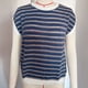 thumbnail image 5 of Tejiojio Women's Casual Striped T-shirt Round Neck Pullover Short Sleeve Top S-2XL, 5 of 9