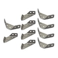 thumbnail image 4 of TISHITA 10 Pieces Corner for Wood Angle Small Corner Fasteners Angle Brackets for Wood Beam Cabinet Desk Edge Table Box, 4 of 7