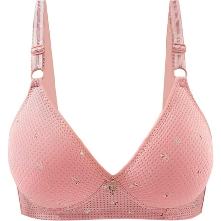 Bra for Women Push Up Wire-Free Adjustable Bras Back Closure Gorgeous Lift Breathable Bralette Minimizer Brassiere