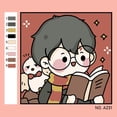 thumbnail image 1 of 2025 Venta caliente Harry Potter DIY Relleno Color Pintura al óleo digital Varios tamaños Potter Dibujos animados Lindo Pintura al óleo Decoración dibujada a mano, 1 of 5