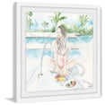 thumbnail image 2 of Snacks by the Pool Framed Painting Print, 2 of 5