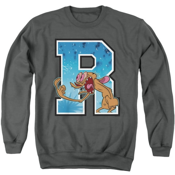 Ren And Stimpy R Is For Ren Unisex Adult Crewneck Sweatshirt