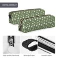 thumbnail image 4 of Rateoe Cute goose Print Leather Pencil Case with Smooth Zipper, Compact Storage for Writing Tools & Art Supplies, 8.26" x 1.96" x 2.16", 4 of 7