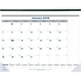 thumbnail image 2 of Rediform Office Products B1998706 2024 22 x 17 in. Blueline Net Zero Carbon Monthly Desk Pad Calendar with Black Band & Corners, Blue, 2 of 2