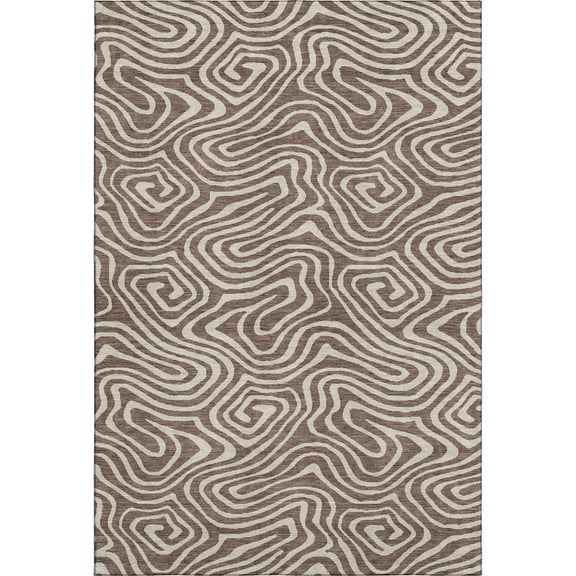 Dalyn Rugs Premium Machine Washable Mayfield AMF1020 Brown 3' x 5' Rug