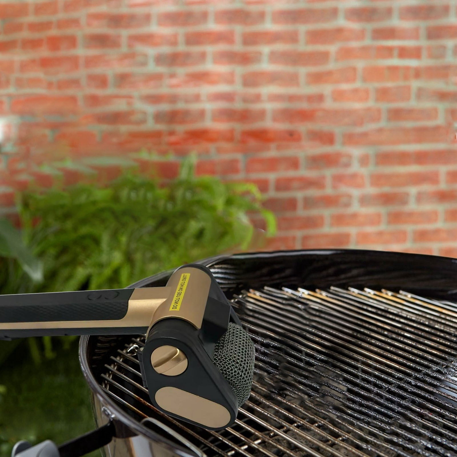 🔥 2025 NEW!!! Giddy Up Grill Cleaner Grill Cleaner for Outdoor Grill - Abracadabra Cleaner As-Seen-On-tv!, Cordless, Rechargeable BBQ Tool with 350 RPM Stainless Roller, LED Light