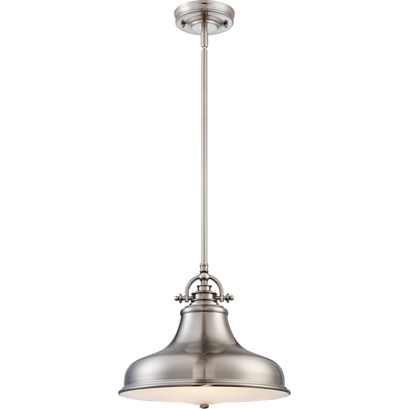Emery 1-Light Brushed Nickel Pendant Light