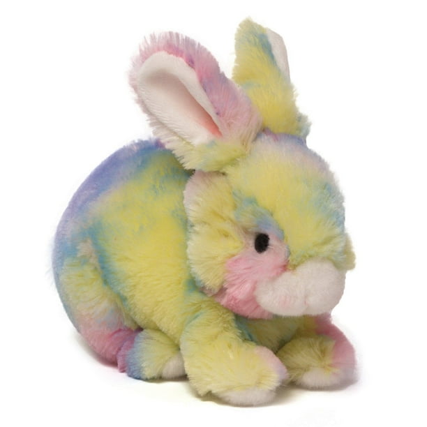 Baby GUND Skiddles Bunny Rabbit Splatter Color Easter Stuffed Animal 6