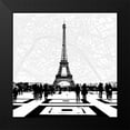 thumbnail image 2 of Jill, Susan 20x20 Black Modern Framed Museum Art Print Titled - Vue Eiffel, 2 of 5