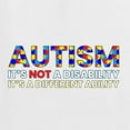 thumbnail image 2 of Autism Awareness Puzzle | Autism Is Not A Disablity It's A Different Abilty Inspirational Christian Womens Graphic Long Sleeve T-Shirt, White, Medium, 2 of 5