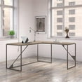 thumbnail image 3 of Bush Furniture Refinery 62W L Shaped Industrial Desk with 37W Return in Rustic Gray, 3 of 9