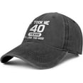 thumbnail image 2 of 40th Birthday Gifts Men Women 40 Year Old Gifts 1985 Birthday Vintage Hat 100% Cotton Baseball Cap, 2 of 4