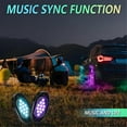 thumbnail image 4 of RGB LED Rock Lights, Multifunction Neon Underglow Waterproof Light with APP Control Multicolor Light, 4 of 5