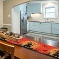 thumbnail image 4 of Halloween Table Runner Linen Decorative Tablecloth With Tassels Party Home Table Decor, 4 of 5