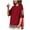 Red, variant on Oversized T Shirts for Women Crew Neck Short Sleeve Casual Tops Loose Fit Solid Color Soft Basic Blouses Tees (XL, Red)