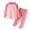 R67-Pink, variant on RMGVDSD Kids Thermal Underwear Set Boys Girls Pajamas Warm Base Layer Set Long Sleeve Pants Sleepwear Fall Winter Long Johns Set 3-4 Years