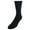 Black, variant on Dr. Scholl's Diabetic & Circulatory Crew Work Socks (4 Pair Pack) (Men)