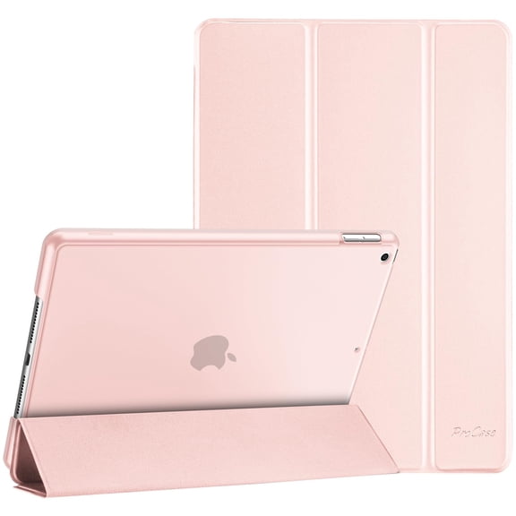 ProCase iPad 10.2 Case 2020 iPad 8th Generation / 2019 iPad 7th Gen Case, Slim Stand Hard Back Shell Protective Smart Cover Case for iPad 10.2 Inch -Lightpink