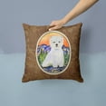 thumbnail image 2 of Carolines Treasures SS8159PW1414 Westie Fabric Decorative Pillow, 14Hx14W, multicolor, 2 of 4