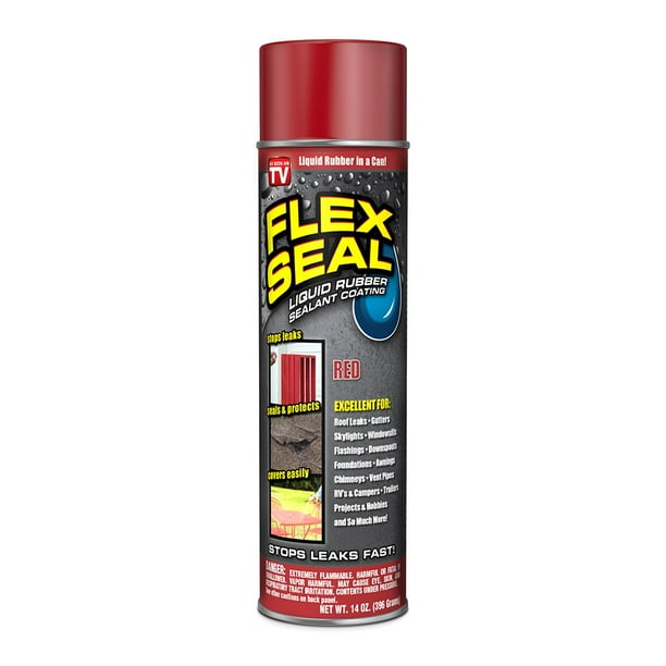 Flex Seal Red 14 Oz Liquid Rubber Sealant Coating Flex Seal Red 14 Oz Liquid Rubber Sealant Coating