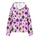 thumbnail image 5 of Puntoco Chaqueta Con Capucha Y Manga Larga Con Cremallera Y Estampado Navideño Informal Para Mujer, 5 of 6