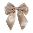 thumbnail image 2 of Lssam Holiday Bows Champagne Satin Ribbon 5 Inch Bulk for Premium Christmas Present Wrapping and Festive Tree Embellishment Includes Secure Twist Ties for Crafting, 2 of 5