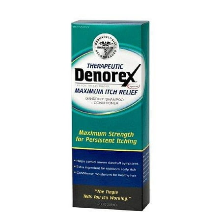3 Pack - Denorex Pellicules Shampooing Revitalisant, Force Maximum 10 fl oz Chaque